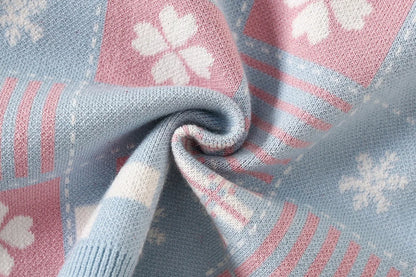 Mädchen Kleidung Set mit O-Neck Stricken Tops und Falten Röcken