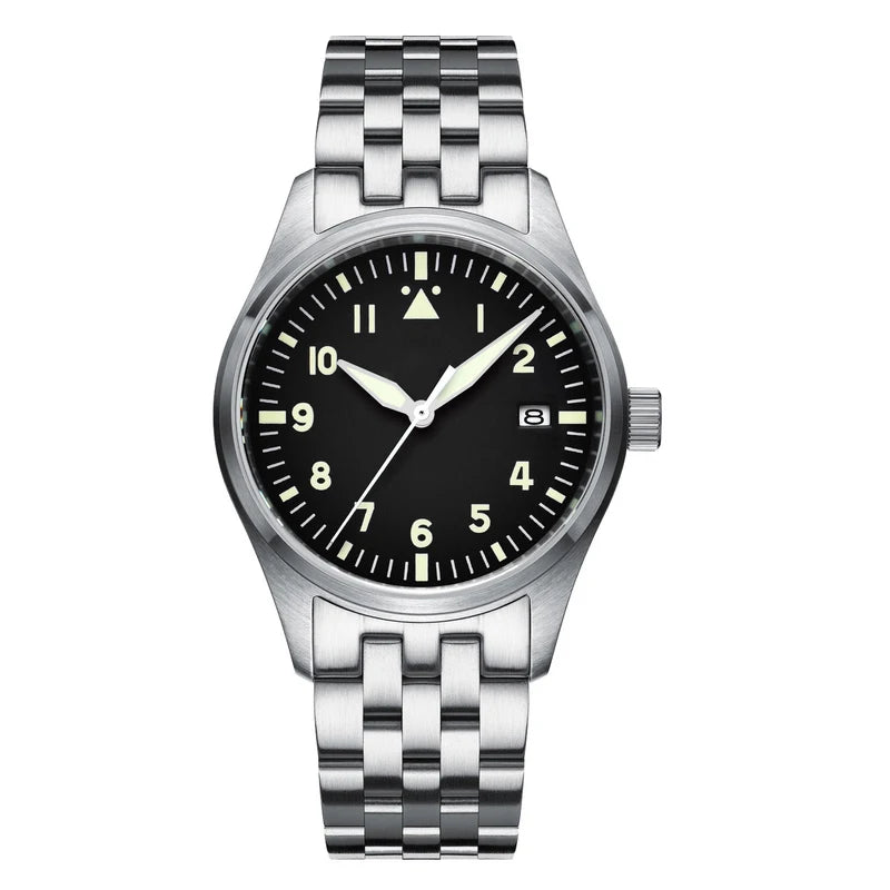 Herren-Taucheruhr mit C3-Leuchtmasse und NH35A-Automatikwerk
