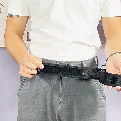 Herren-Gürtel Aus Nylon Mit Klettverschluss Breite 3,8 cm Verstellbare Länge 95-135 cm