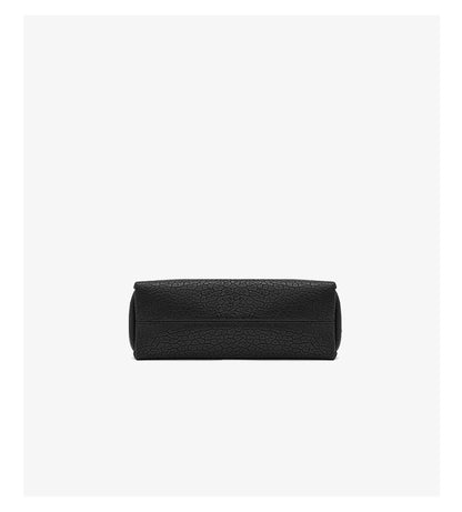Damen Handtasche aus Leder mit Lychee Pattern Flap Messenger