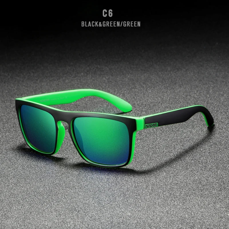 Sonnenbrille quadratisch polarisiert elastisch Spiegel 17 Farben Unisex