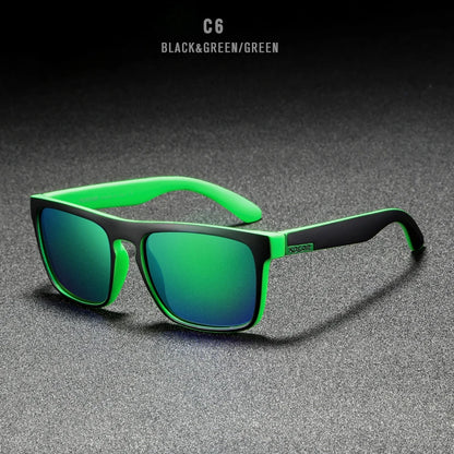 Sonnenbrille quadratisch polarisiert elastisch Spiegel 17 Farben Unisex