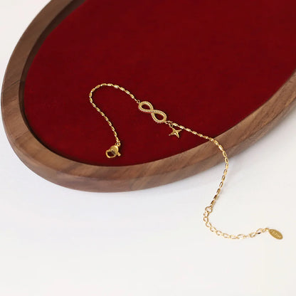 Damen-Armband Stern und Symbol aus Edelstahl