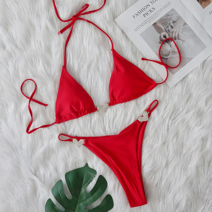Sexy Bikini-Set für Damen mit Push-up-Effekt – ideal für Strand und Pool