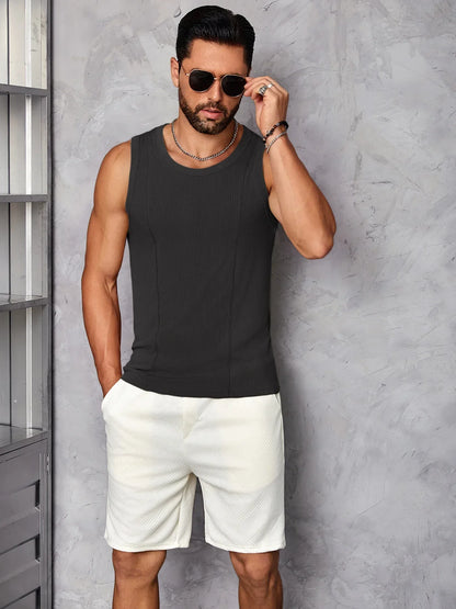 Ärmellose Herren-Sommerweste – Slim Fit und atmungsaktiv für Sport und Freizeit
