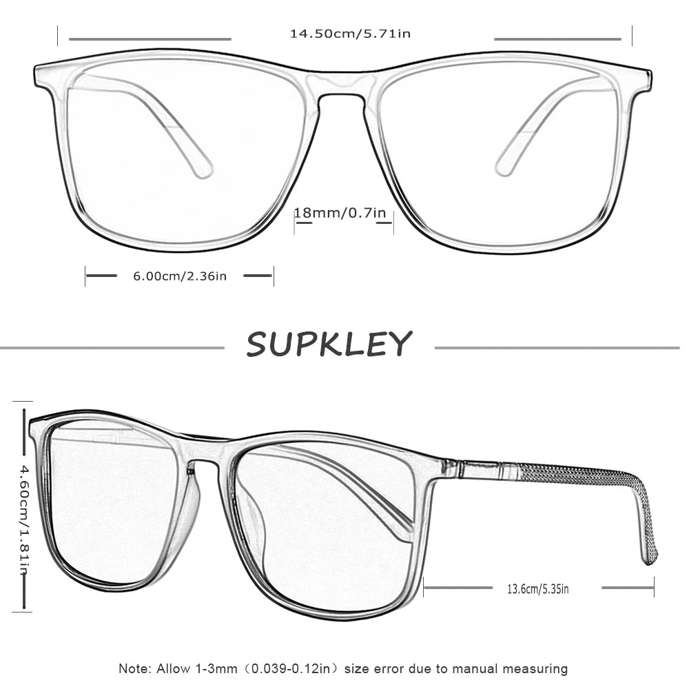 Sonnenbrille quadratisch polarisiert leicht Business Fahren Unisex
