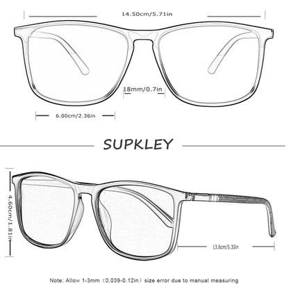 Sonnenbrille quadratisch polarisiert leicht Business Fahren Unisex
