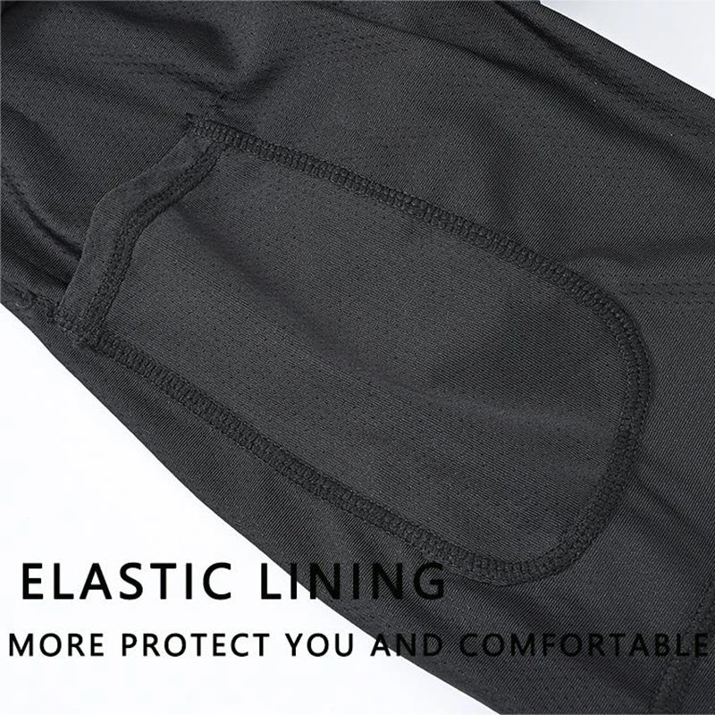 Lange Herren-Shorts aus Polyester mit Innenfutter und seitlicher Reißverschlusstasche – ideal für Strand und Fitnessstudio