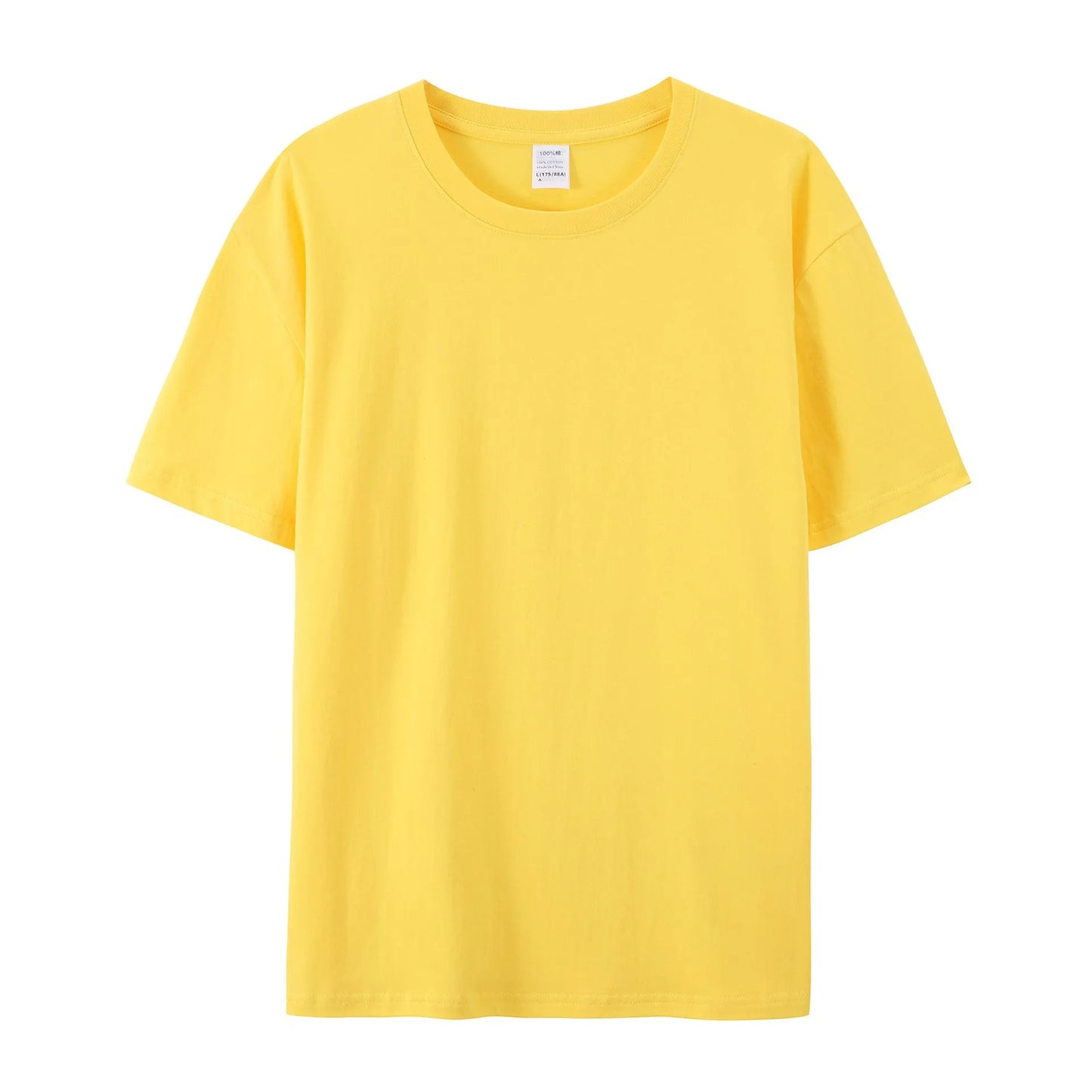 Herren Baumwolle T Shirt Leichter Oversize Schnitt Casual Sommer