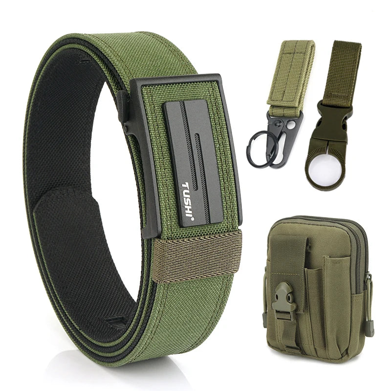 VATLY Dicker Tactical Gürtel Herren Nylon Militär Pistolen-Gürtel Arbeit