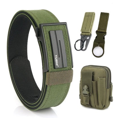 VATLY Dicker Tactical Gürtel Herren Nylon Militär Pistolen-Gürtel Arbeit