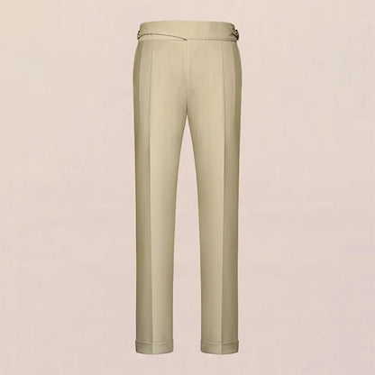 Herren anzüge Hose hohe Taille Freizeit neunte Hose Armee grün braun Khaki Italien Casual Style Hose plus Größe 40 Frühling Herbst