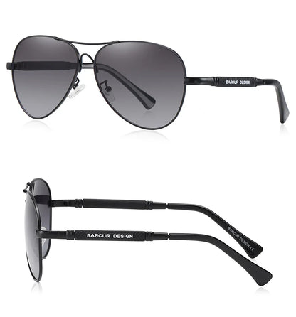 Sonnenbrille Pilot Memory-Rahmen Farbverlauf Spiegel polarisiert Unisex