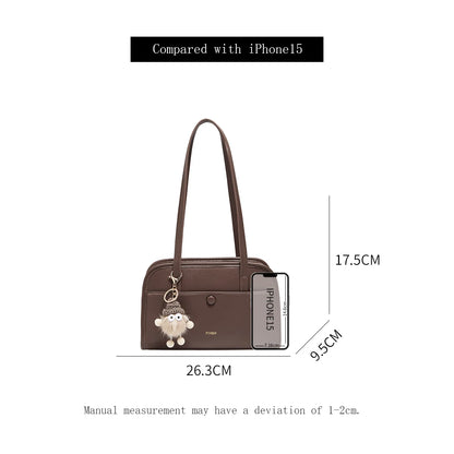 Damen Schultertasche aus PU-Leder Crossbody mit großer Kapazität