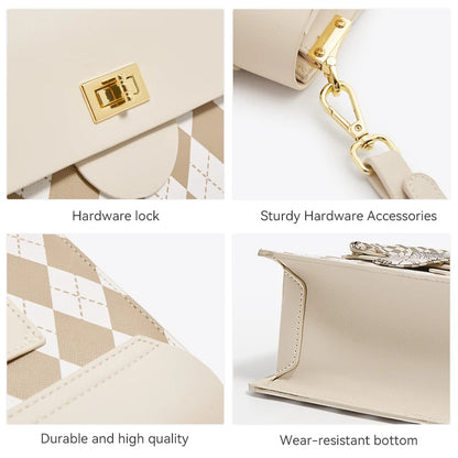 Damen-Umhängetasche Crossbody aus PU-Leder Elegante Alltagsbegleiter mit Verstellbarem Schultergurt
