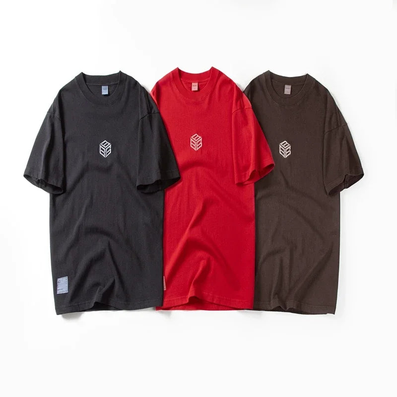 Herren T-Shirt aus Baumwolle mit klassischem O-Ausschnitt für lässige Looks