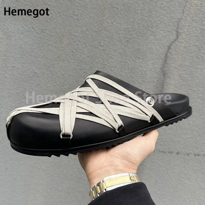 Lederschuhe zum Hineinschlüpfen für Herren – mit runder Kappe & flexiblem Sitz