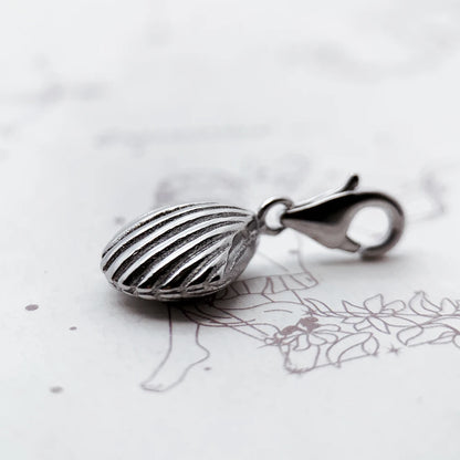 Damen-Charm-Anhaenger Muschel Strand aus Sterlingsilber