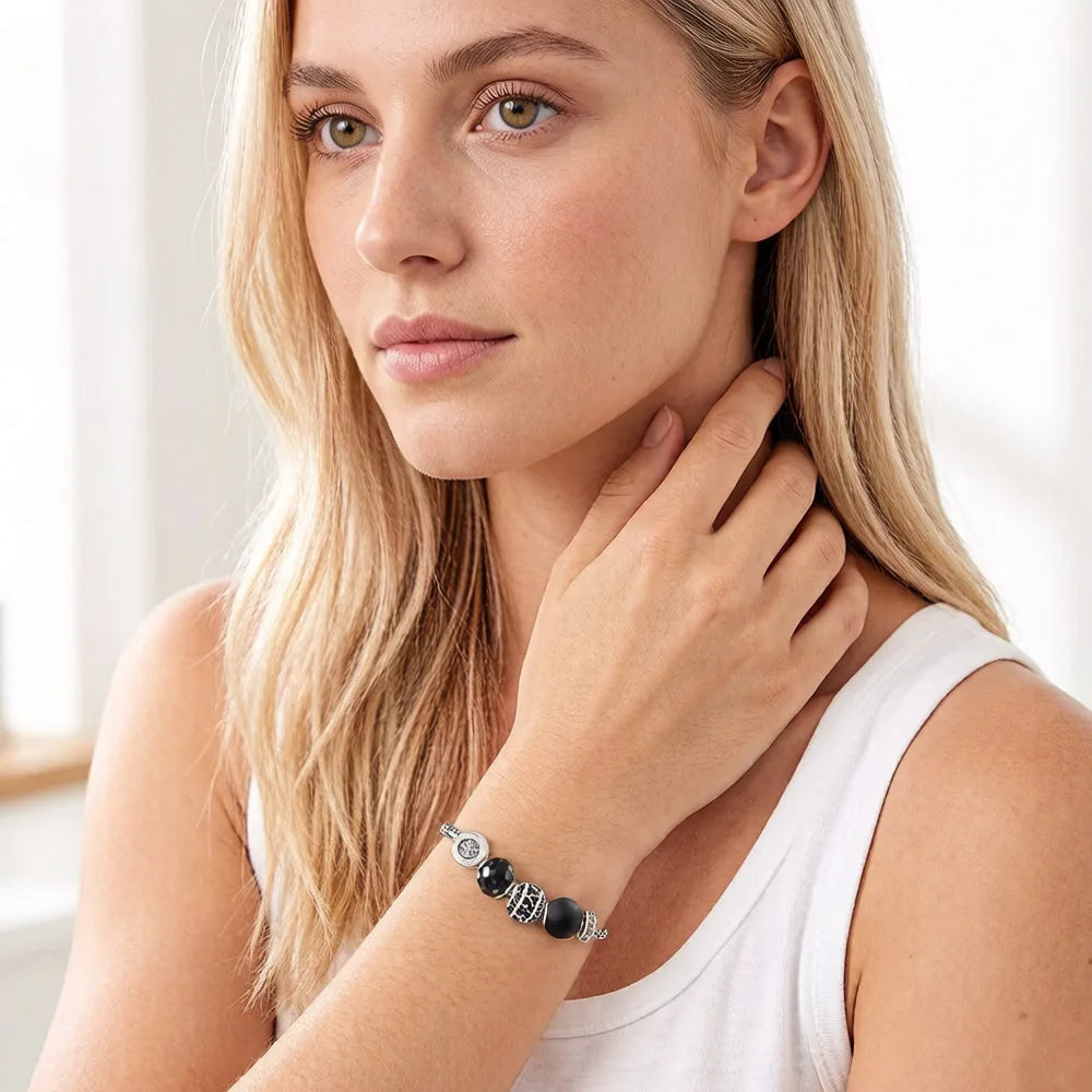 Damen-Armband Basics Karma DIY aus Sterlingsilber