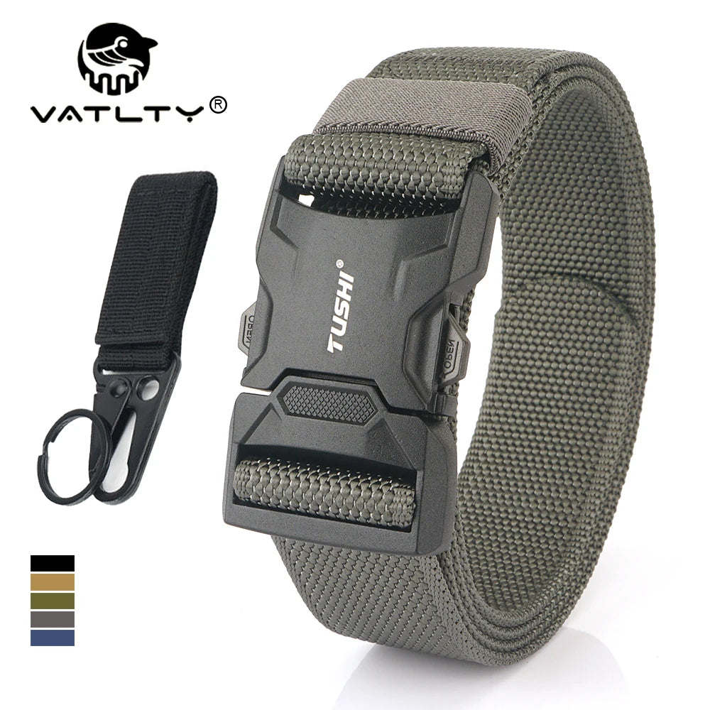 Herren-Gürtel aus Nylon für Outdoor-Einsätze mit robustem Design und Schnellverschluss