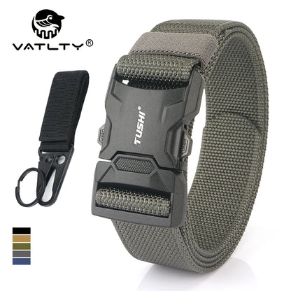 Herren-Gürtel aus Nylon für Outdoor-Einsätze mit robustem Design und Schnellverschluss
