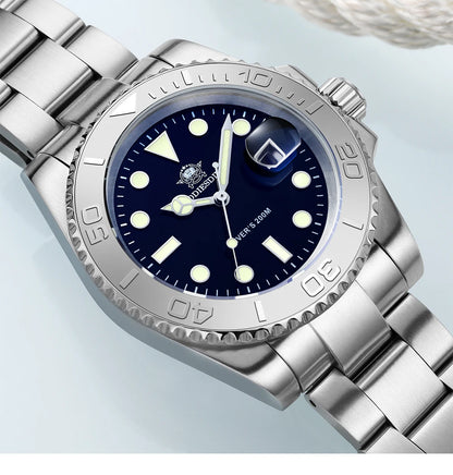 ADDIESDIVE 41mm reloj hombre Watch For Men 20Bar Diving 316L Stainless Steel Montre Homme BGW9 Super Luminous Quartz Watches