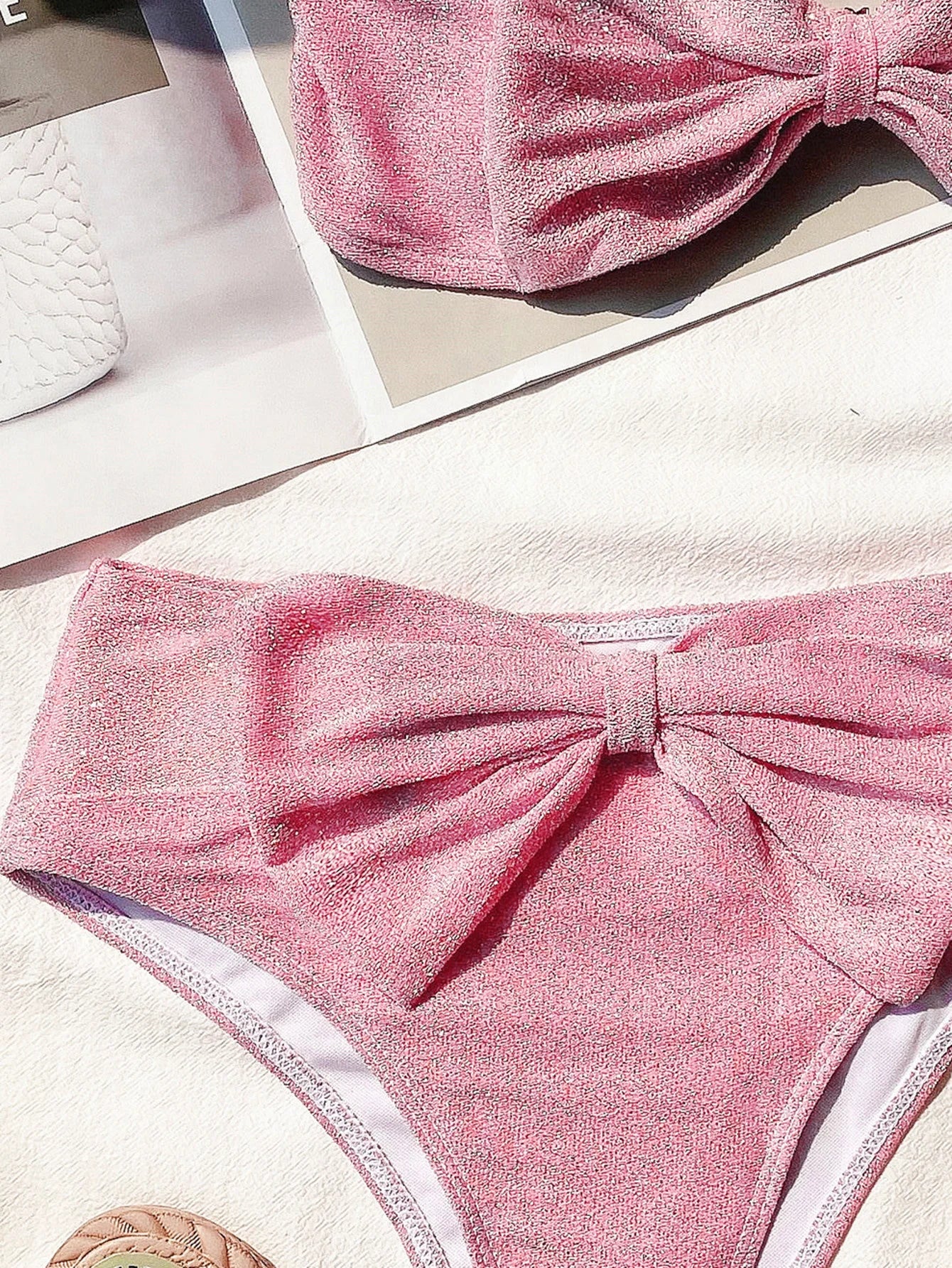 Sexy Bügel-Bikini-Set mit Push-up-Effekt – Brasilianischer Stil für Damen und Mädchen, ideal als Strandbekleidung