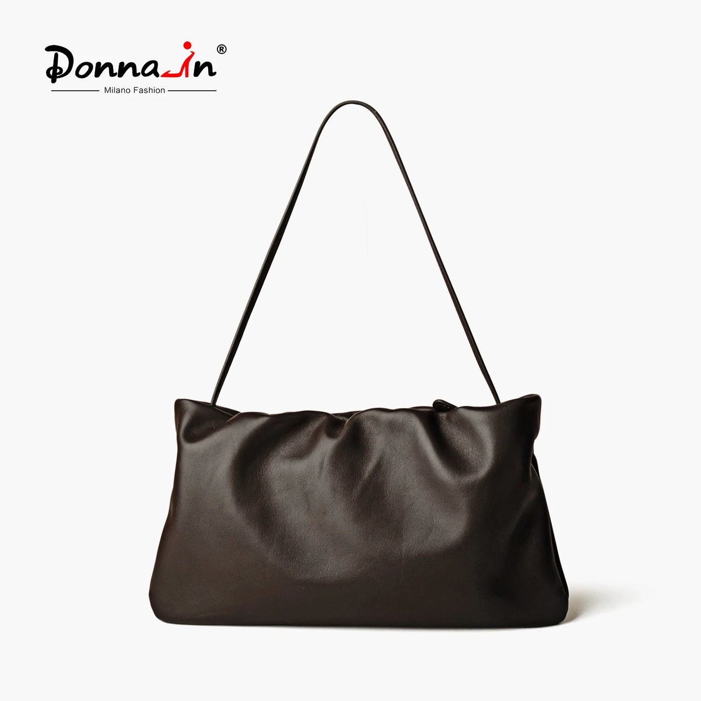 Lammleder-Handtasche | Cloud-Falt-Form, Top-Handle