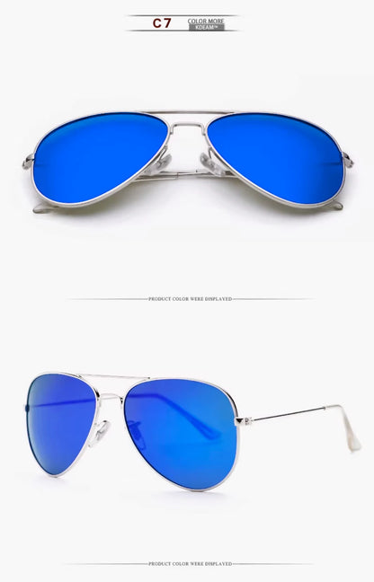 Sonnenbrille Pilot übergroß polarisiert 62mm UVA/UVB Etui Herren