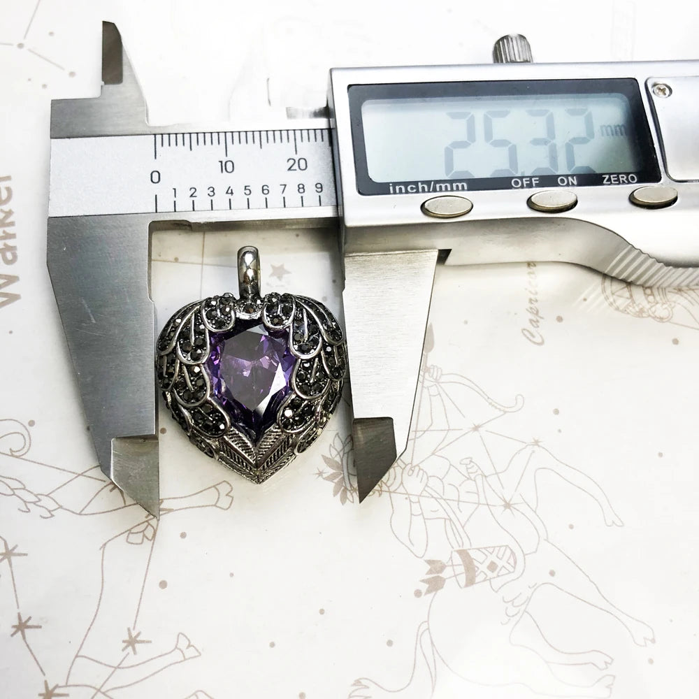 Damen-Charm-Anhänger Schlüssel Schlange Herz aus Sterlingsilber
