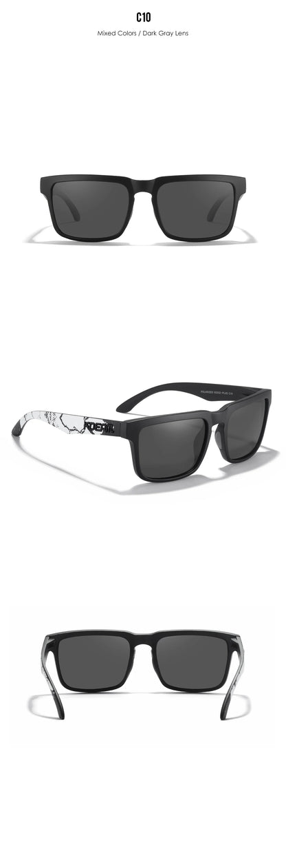 Sonnenbrille übergroß quadratisch polarisiert 64mm Angeln Herren