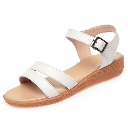 Damen Keil Sandalen Rutschfest Große Größen 41-43