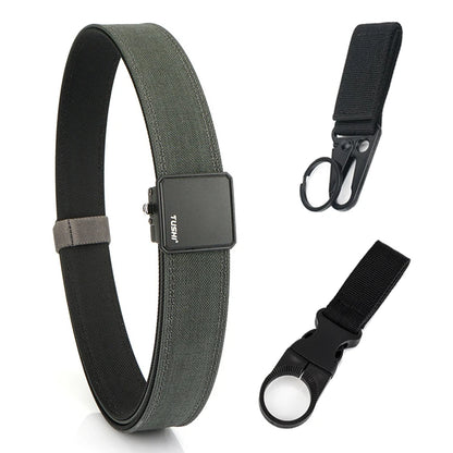 VATLY Hard EDC Tactical Gürtel Herren Nylon Rigid Automatik-Schnalle