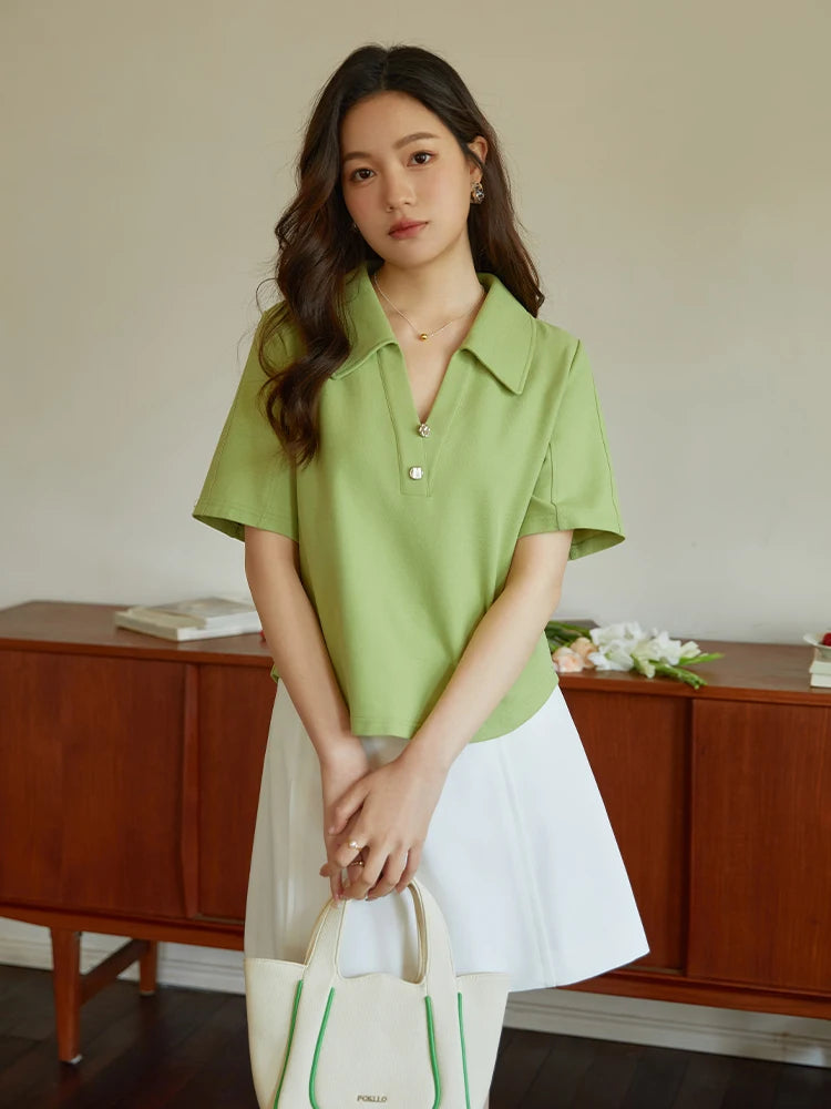 Lässiges Plus-Size-Set aus lockerem Shirt und Shorts für den Sommer – ideal als bequeme Freizeitkleidung im Y2K-Stil.
