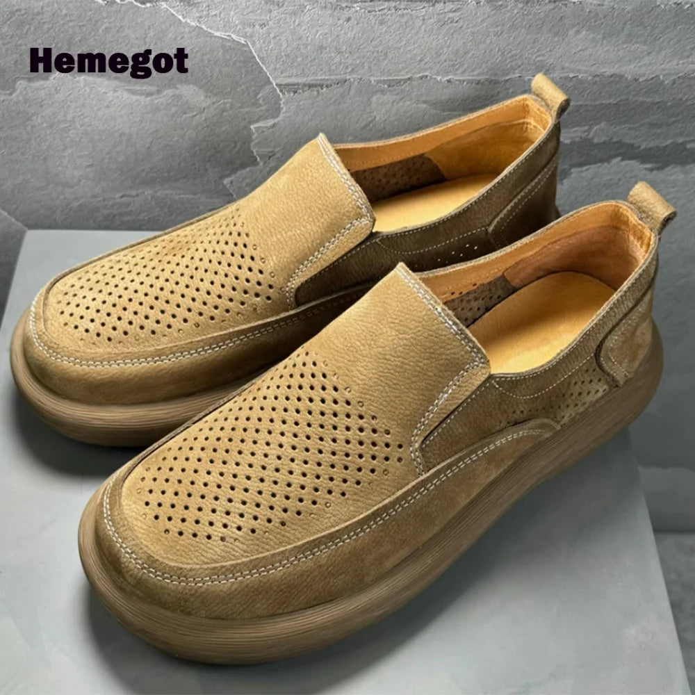Elegante Herren-Loafer mit dicker Sohle – stilvoll & komfortabel