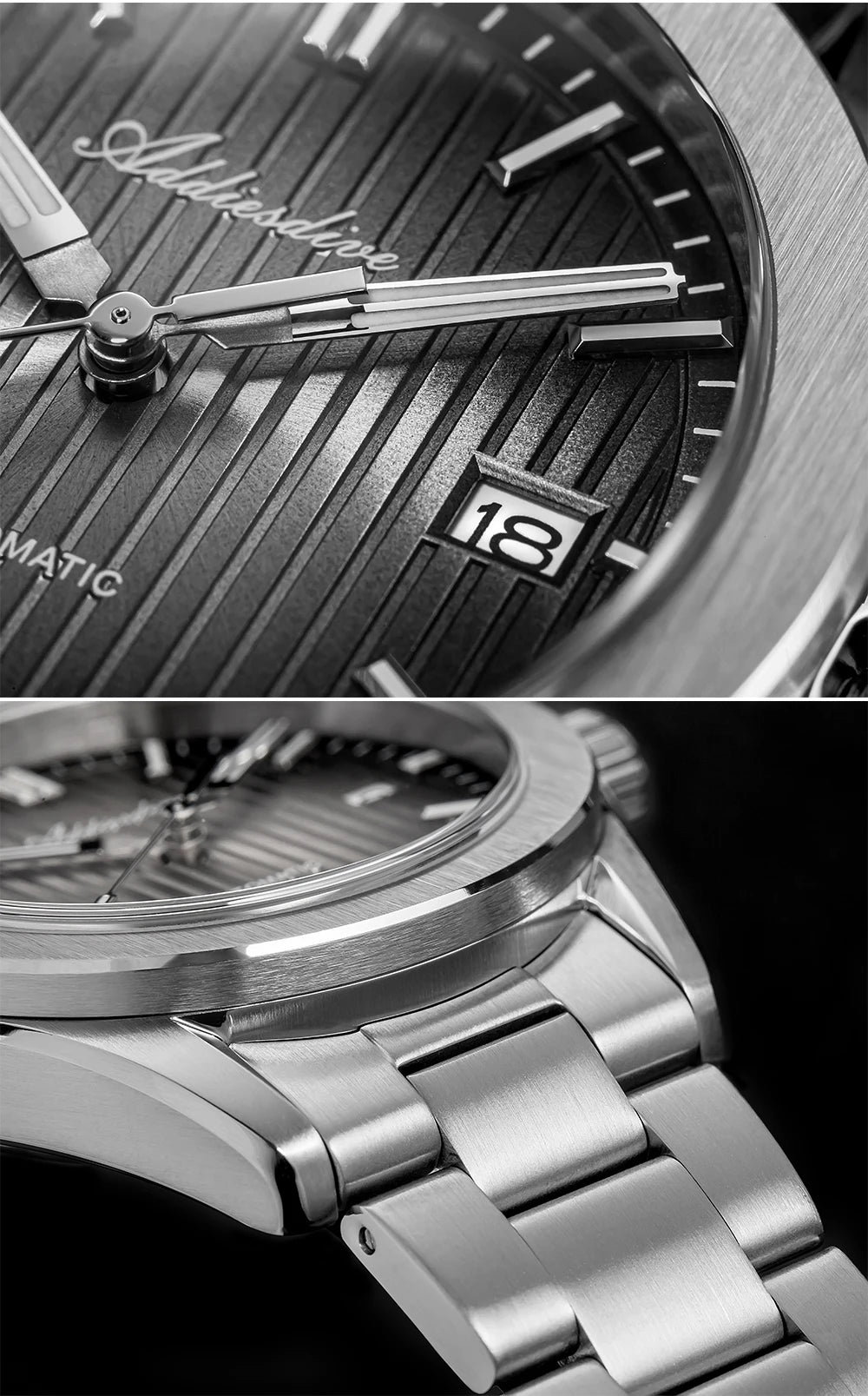 Herren-Taucheruhr mit Saphirglas und NH35A-Automatikwerk