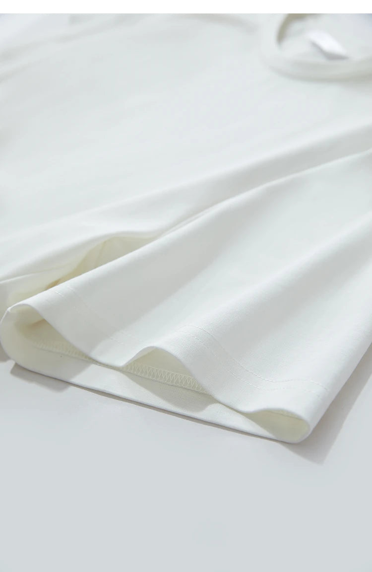 Damen Sommer-T-Shirt mit kurzen Schmetterlingsärmeln und Rundhalsausschnitt