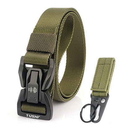 VATLY Techwear Nylon-Gürtel 2,5 cm Schnellverschluss Unisex Taktisch