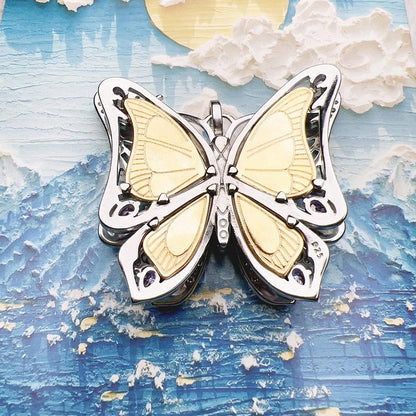 Damen-Charm-Anhänger Schmetterling Böhmen II aus Sterlingsilber