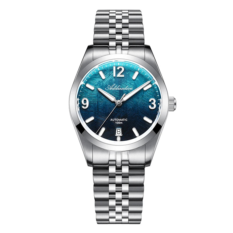 Herren-Automatikuhr mit Jubilee-Armband und Saphirglas