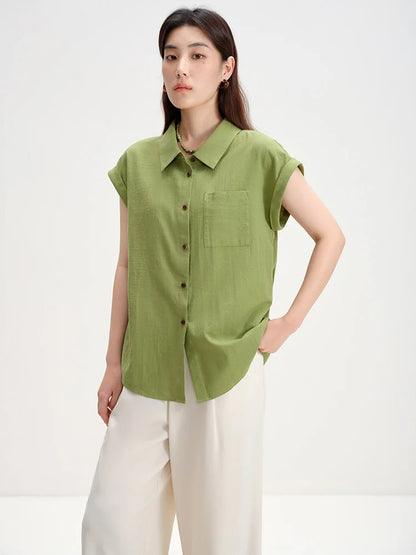 Lässiges Damen-Polo-Shirt im amerikanischen Stil mit Kontrastfarben – Sommerliches, lockeres Design für vielseitige Kombinationen