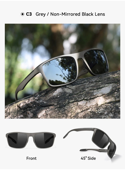 Sonnenbrille übergroß rechteckig polarisiert photochrom 154mm Sport