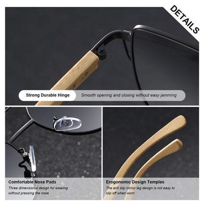 Sonnenbrille oval Edelstahl winddicht UV400 polarisiert minimalistisch