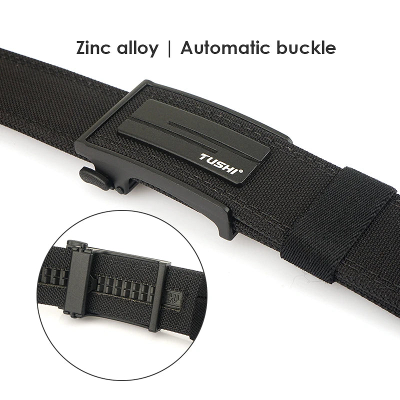VATLY Dicker Tactical Gürtel Herren Nylon Militär Pistolen-Gürtel Arbeit