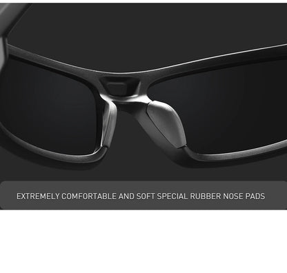 Sonnenbrille Angeln schwarz komplett polarisiert Reißverschlussetui Herren 2024