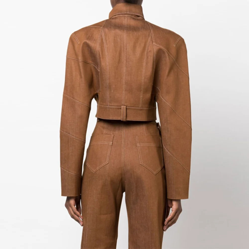 Eleganter Damen-Minirock mit hohem Bund und Schleifendetail – modisches Patchwork-Design für stilvolle Auftritte