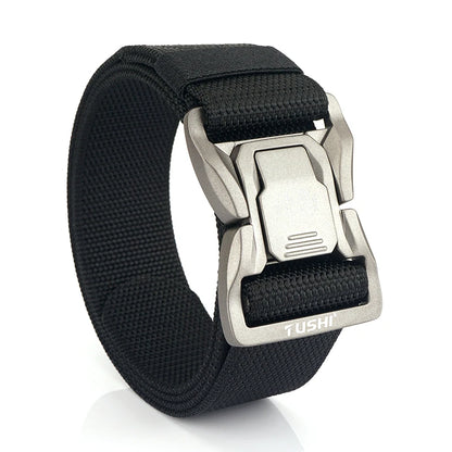VATLTY New 4.3cm Tactical Outdoor Belt Tight Nylon Aluminum Buckle Quick Release Men's Military Belt Casual Wide Waistband Male