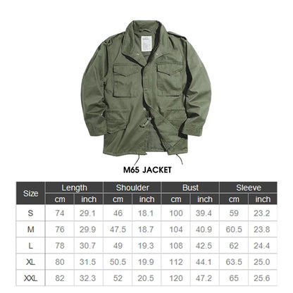 Herren Feldjacke Grüne Vintage-Armeejacke Lässige Windjacke Reverskragen Taschen Mantel