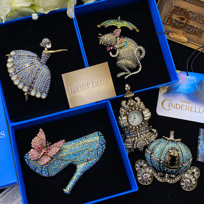 Brosche Kristall Strass Schwerindustrie Palast Klassisch Abzeichen Unisex