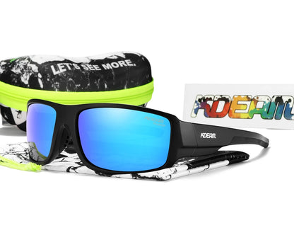 Sonnenbrille Sport polarisiert Cat.3 Druckmuster Rahmen Herren